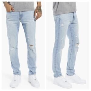 FRAME Men's L'Homme Skinny Fit Jeans Light Wash Size 31